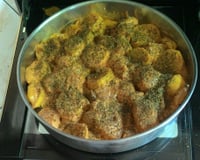 Frango com batatas no forno simples