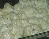 Couve-flor ao molho branco