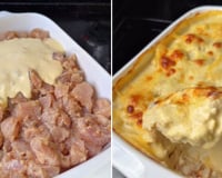 A melhor receita de frango cremoso que eu já fiz: todo mundo acha que vai dar errado, mas o resultado é espetacular!