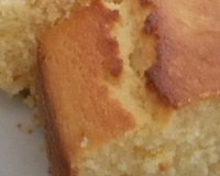 Bolo de fubá com coalhada