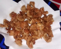 Torresmo a pururuca no micro-ondas