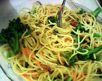 Macarrão primavera sucesso