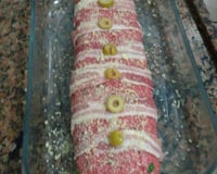 Rocambole de carne moída