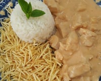 Strogonoff de frango simples