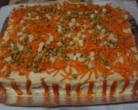 Torta salgada de estrogonofe
