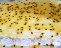 Bolo mousse de maracujá