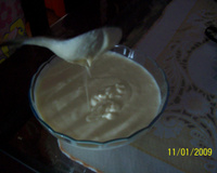 Molho branco com batata