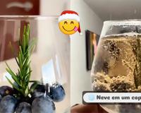 Neve em copo: esse é o drink de Natal mais lindo do universo, se você postar viraliza