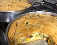 Torta de sardinha de liquidificador da Giselle