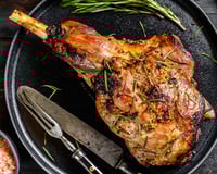 Pernil de carneiro assado sem segredo