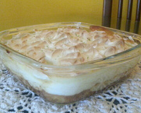 Doce de banana com suspiro