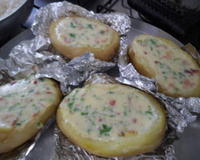 Batata assada com bacon