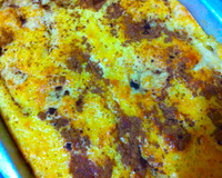 Torta de banana e farofa