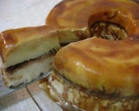 Pudim de sorvete delicioso da mamãe