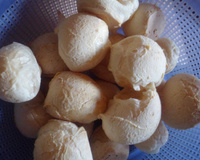Pão de queijo na batedeira