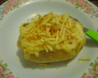 Batata recheada cremosa da Gabi