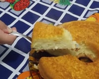 Bolo fubá cremoso com coco