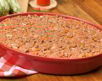 Lasanha de abobrinha com carne moída