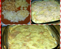 Bacalhau econômico em falsa nata