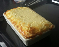 Quiche de queijo e alho poró