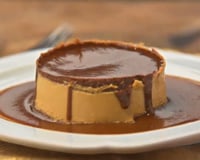 Sobremesa gelada de chocolate