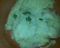 Purê de batata temperado