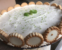 Torta de limão com chocolate branco