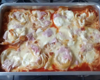 Macarrão talharim de forno