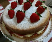 Naked cake de morango