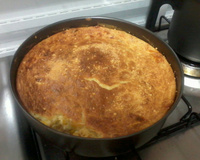 Torta de frango milho e requeijão