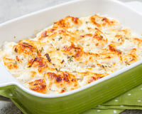 Filé de peixe ao molho branco