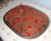 Bolo de chocolate recheado da Vivi