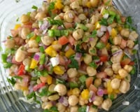 Salada de grão-de-bico