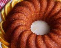 Bolo de limão e laranja com camomila