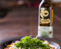 Salada de abóbora com queijo de cabra