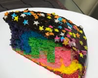 Bolo arco-íris