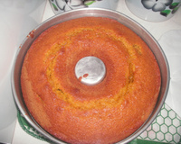 Bolo de cenoura com canela