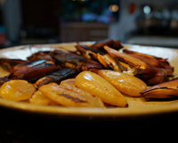 Farofa de pinhão assado