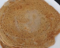 Massa de panqueca com farinha integral