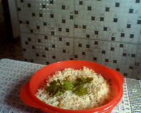 Arroz com ervilha