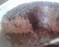 Bolo de chocolate de microondas