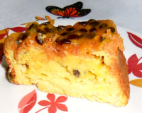 Bolo diet de maracujá