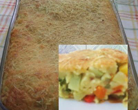 Torta de legumes prática de liquidificador