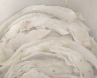 Repolho cozido no vapor