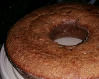 Bolo integral com passas no liquidificador