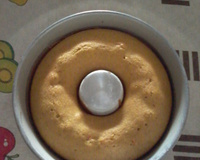 Mini bolo integral de cenoura