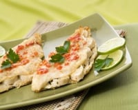 Filé de linguado ao forno