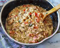 Risoto de frango Tudo Gostoso