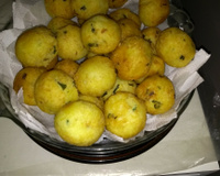 Bolinho de bacalhau simples e gostoso