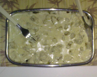 Carne ao molho de gorgonzola